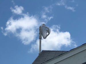 dish on roof